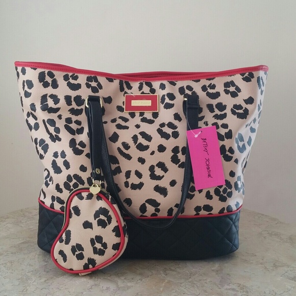 Betsey Johnson Handbags - Betsey Johnson 2 piece Tote Bag Set
